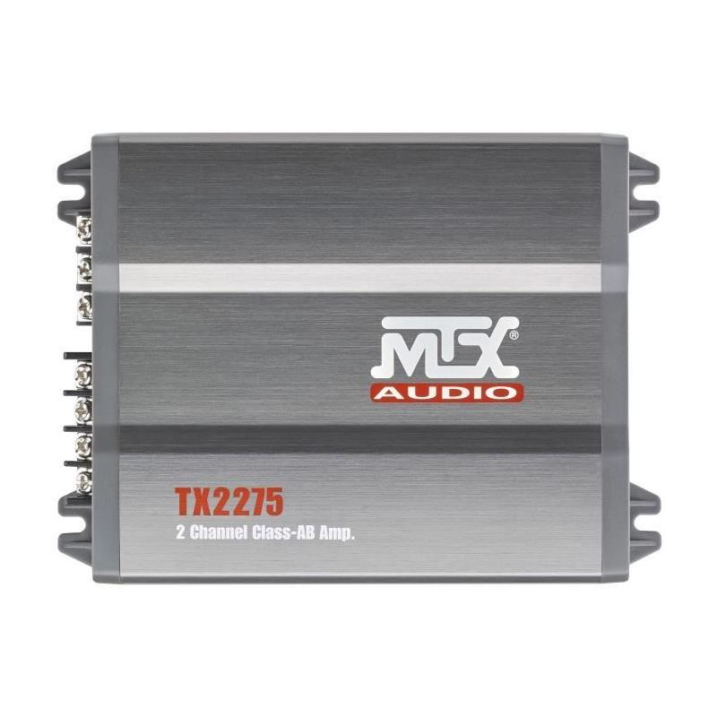 Ampli voiture MTX TX2275 2x110W RMS Filtres actifs - 