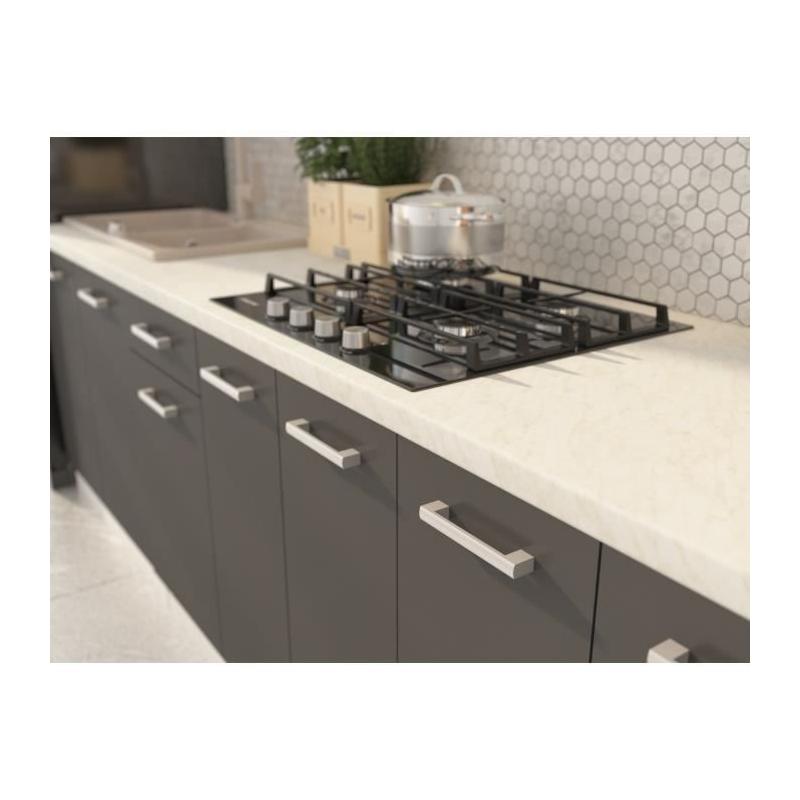 Cuisine ULTRA avec colonne four - 300 cm - Gris mat