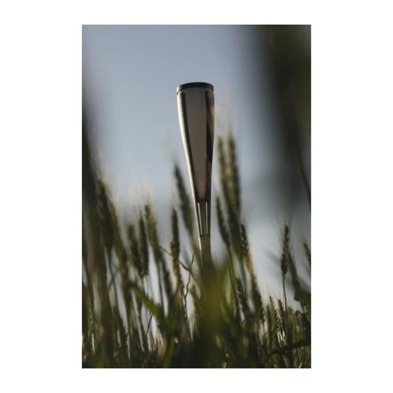 Lampe solaire Epi solaire blanche - Élégance et luminosité pour votre extérieur