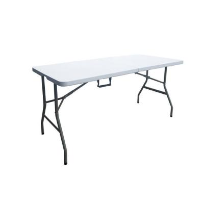 Table de réception pliante 6 personnes - 150 cm - Blanc