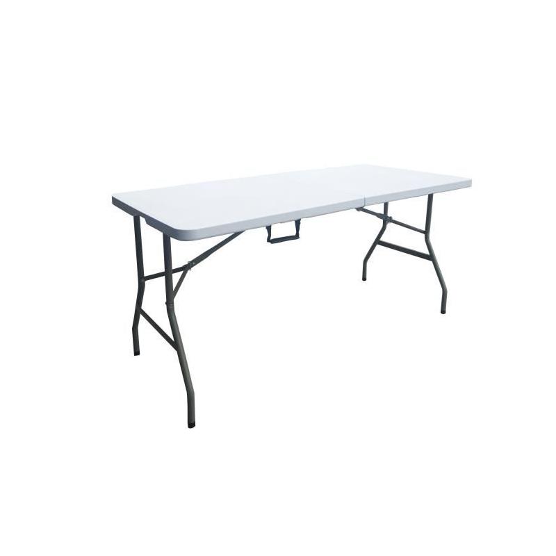 Table de réception pliante 6 personnes - 150 cm - Blanc