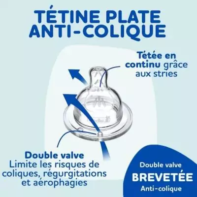 Lot de 3 Biberons DODIE Anti-Colique Sensation+ en Verre - 270ml - Débit 2 Lot de 3 Biberons DODIE Anti-Colique Sensation+ en Verre - 270ml - Débit 2