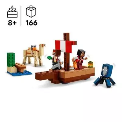 LEGO Minecraft 21259: Explorez les mers avec le Bateau Pirate!