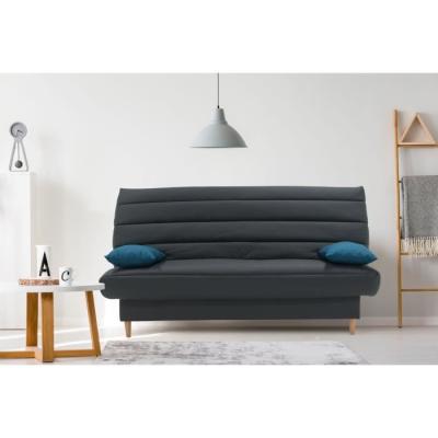 Banquette clic clac 3 places - Style scandinave anthracite