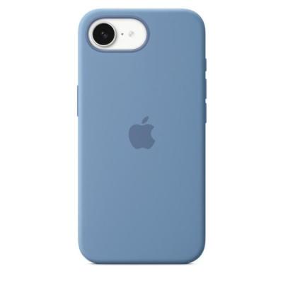 Coque iPhone 16E Silicone Bleu d'hiver • Protection Téléphone