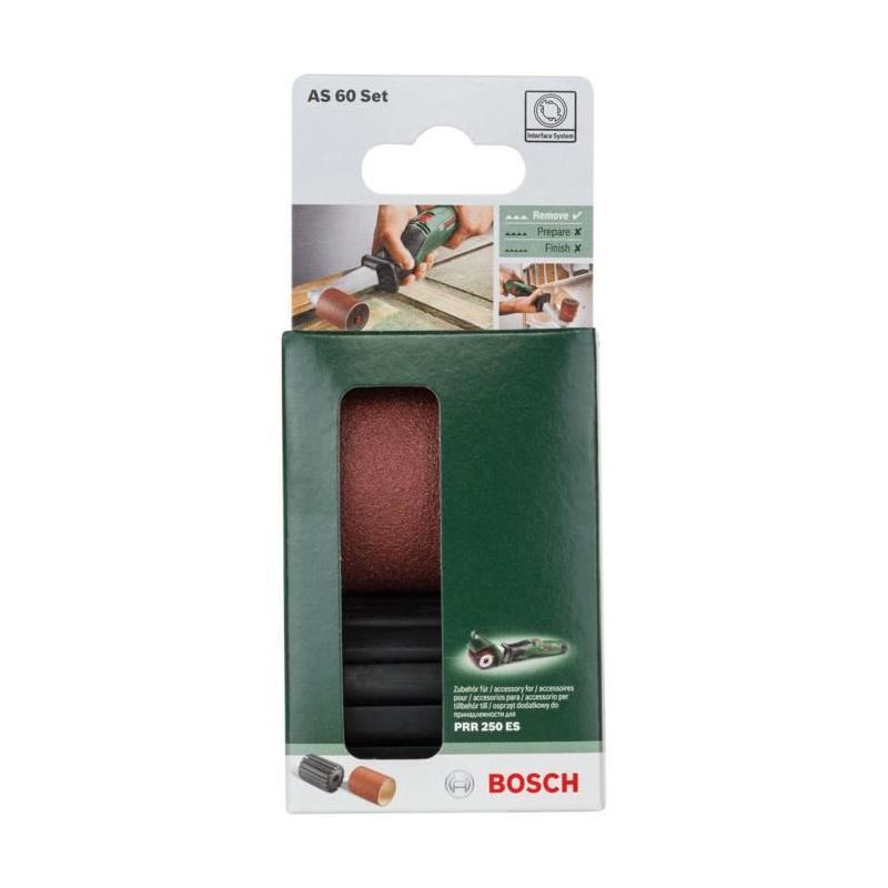 Set porte-manchon et manchon abrasif Bosch - Ponçage efficace (Grain 80, 60mm)