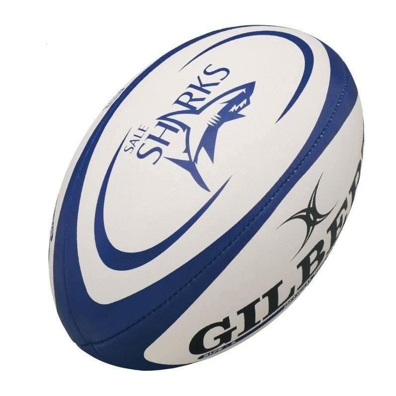 Ballon de rugby GILBERT REPLICA Sharks Taille Midi
