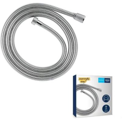 Flexible de douche GROHE VitalioFlex Metal 2m Chromé - Résistant aux pliures