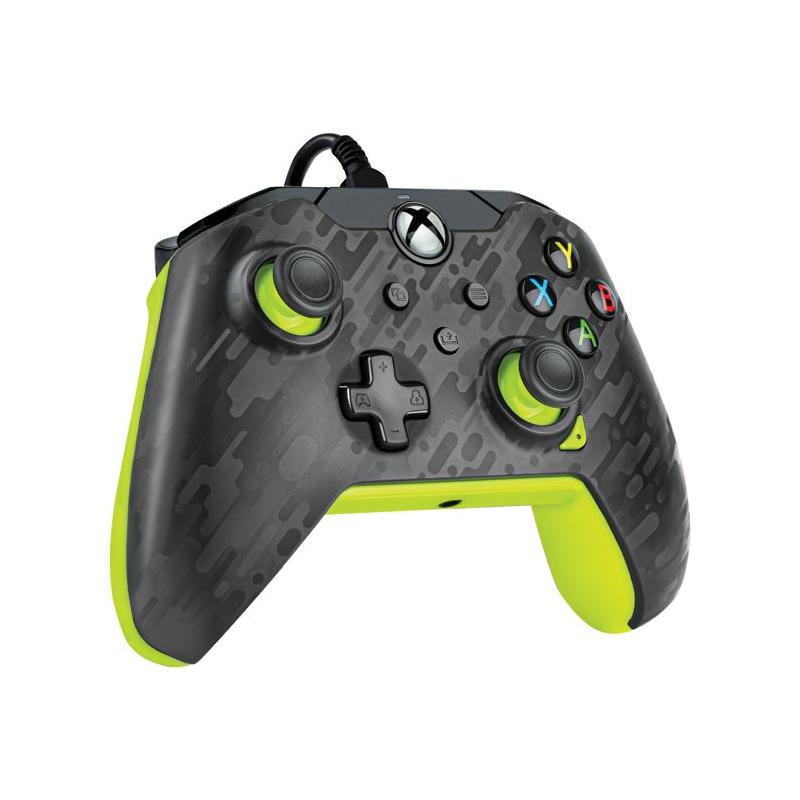 Manette de jeu filaire PDP MAN FIL XBOX - Electric Carbon