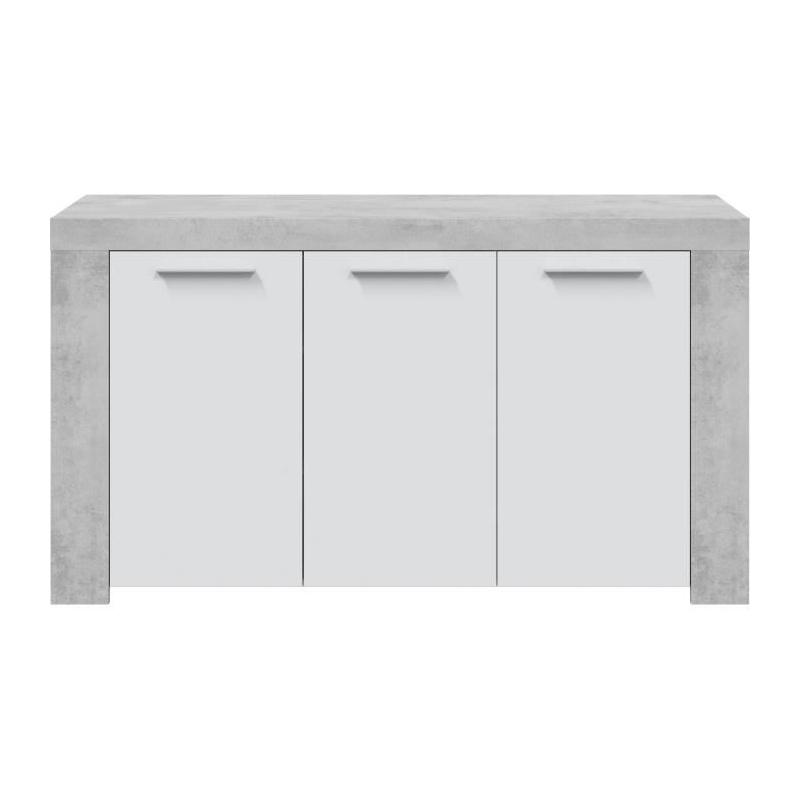 Buffet AMBIT: Style béton satiné pour un rangement moderne