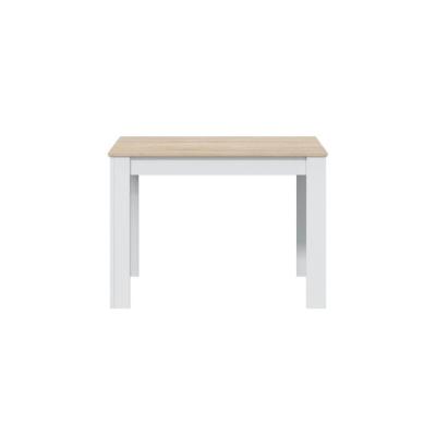 Table à manger LILIAN Blanc / Bois - 109 x 67cm