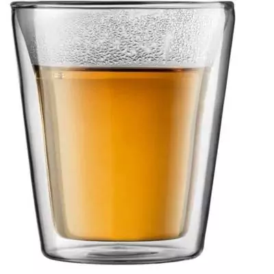 Set 6 verres thermo - BODUM Canteen 0.2 l Transparent