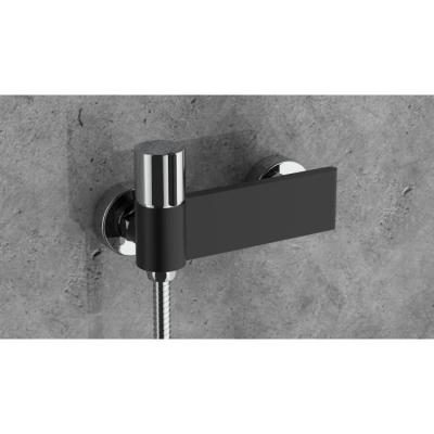 Mitigeur douche Edouard Rousseau - BLACK STEEL - Noir / Chromé