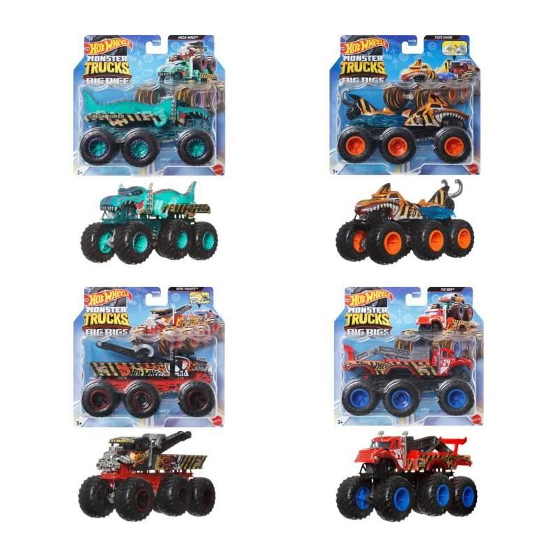 Voiture Hot Wheels Monster Trucks - Assortiment 1/64 - Multicolore