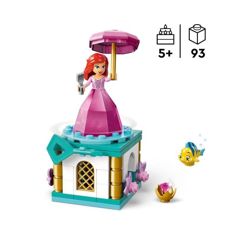LEGO | Disney Princess 43259 Ariel Tournoyante - Construction pour filles de 5 ans