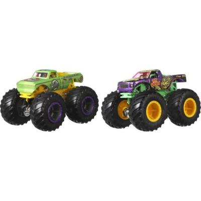 Double Démolition avec les Monster Trucks Hot Wheels - Coffret 2 véhicules !