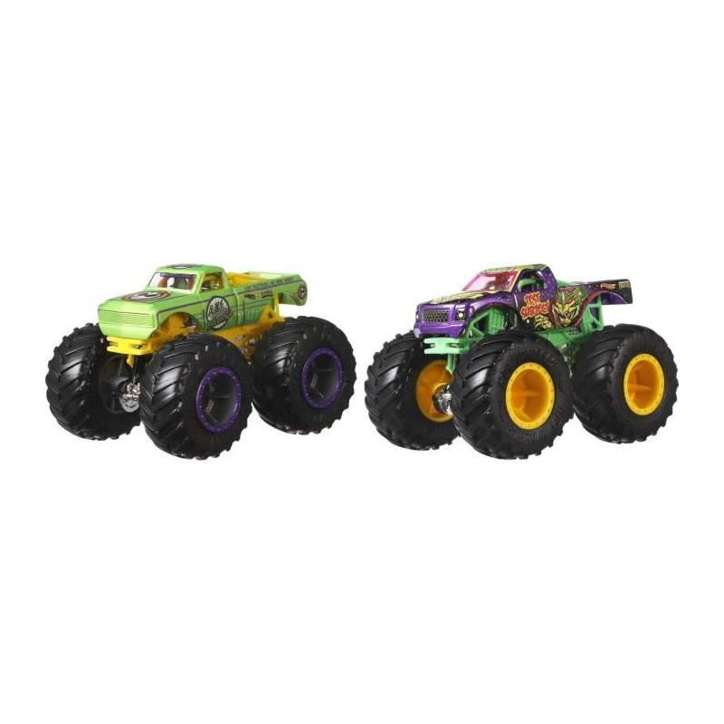Double Démolition avec les Monster Trucks Hot Wheels - Coffret 2 véhicules !
