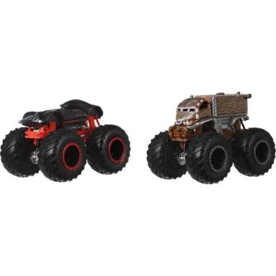 Double Démolition avec les Monster Trucks Hot Wheels - Coffret 2 véhicules !