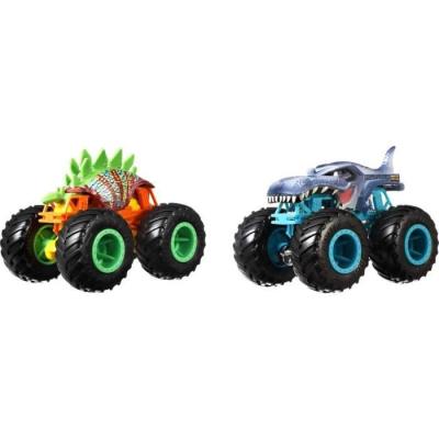 Double Démolition avec les Monster Trucks Hot Wheels - Coffret 2 véhicules !