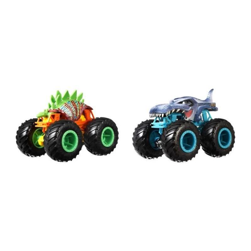 Double Démolition avec les Monster Trucks Hot Wheels - Coffret 2 véhicules !