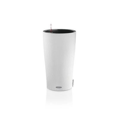 Jardinière Cilindro color 23 Blanc - Kit complet - 6 L - POT DE FLEUR