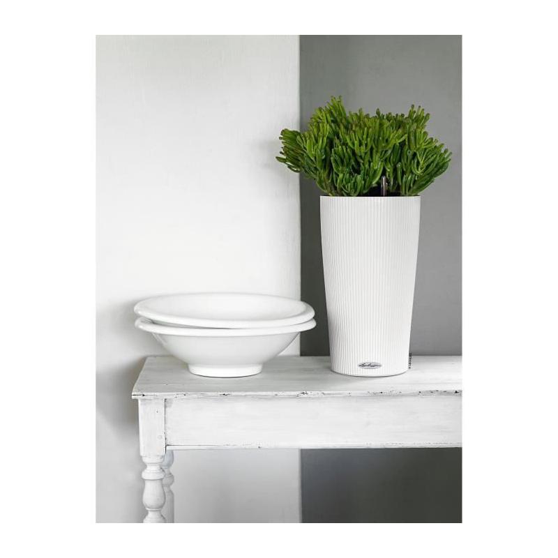 Jardinière Cilindro color 23 Blanc - Kit complet - 6 L - POT DE FLEUR