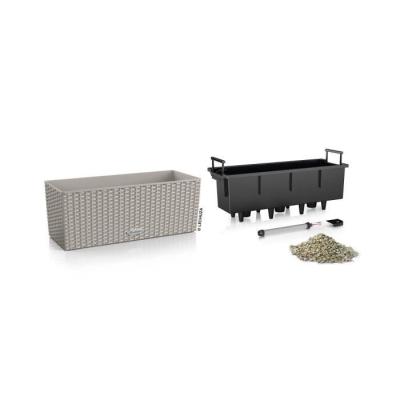 Kit complet Jardinière Balconera cottage 50 Brun sable - 8 L