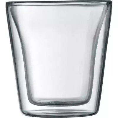 Verres double paroi BODUM Canteen - 0.1 l - Transparent
