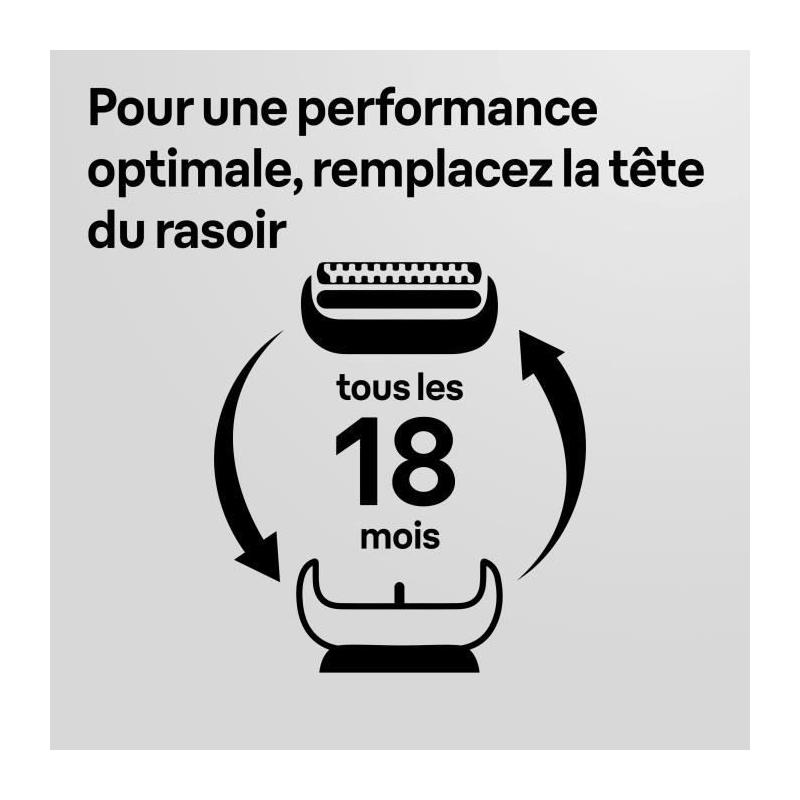 Tete de rasoir Braun Series 7 73S KP - Argent