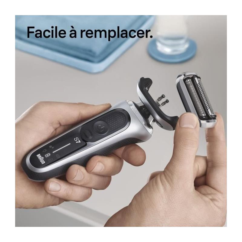 Tete de rasoir Braun Series 7 73S KP - Argent