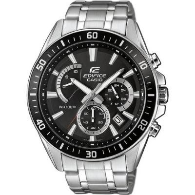 Montre Casio EFR-552D-1AVUEF - Argenté/Noir - Quartz Analogique