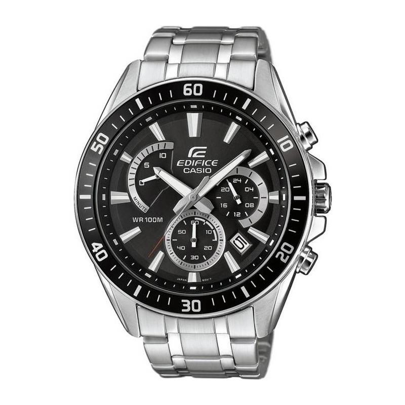 Montre Casio EFR-552D-1AVUEF - Argenté/Noir - Quartz Analogique