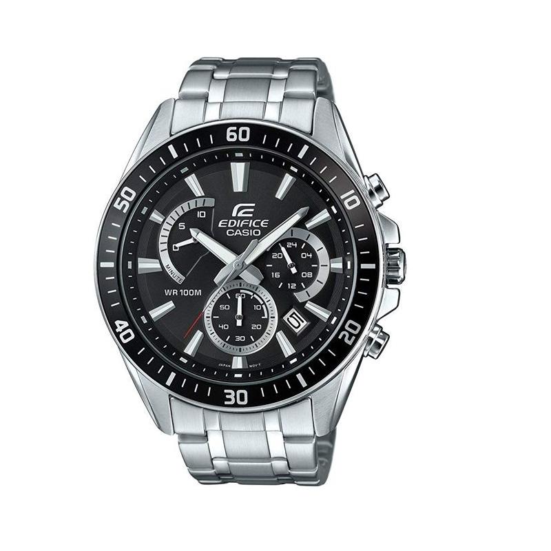 Montre Casio EFR-552D-1AVUEF - Argenté/Noir - Quartz Analogique