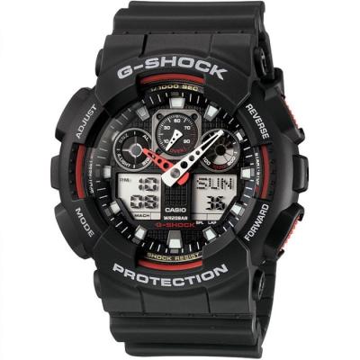 Montre Bracelet CASIO G-Shock GA-100-1A4ER - Design robuste