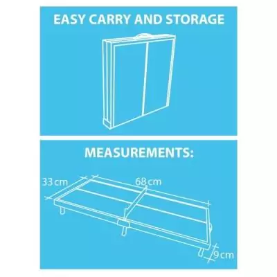 Set mini table de ping pong SCHILDKRÖT - Prêt pour des parties endiablées!