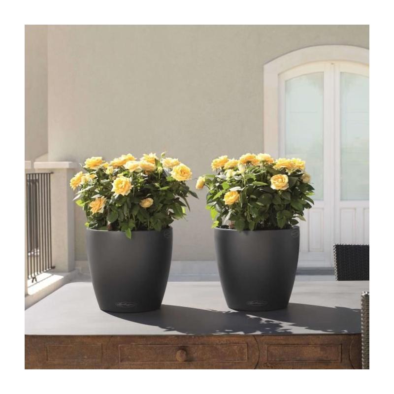 Jardinière LECHUZA Classico Color 28 Ardoise 13204