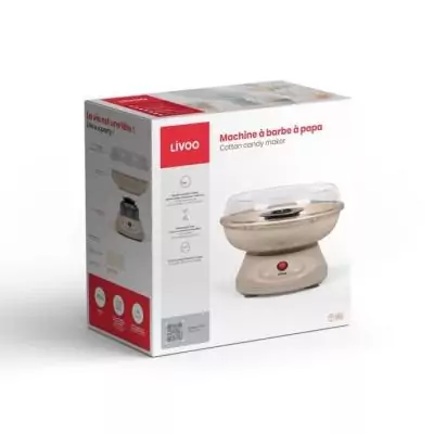 Machine à barbe à papa LIVOO - DOM468C: Cuve amovible 450W