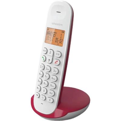 Téléphone fixe sans fil LOGICOM DECT ILOA 150 SOLO - Framboise