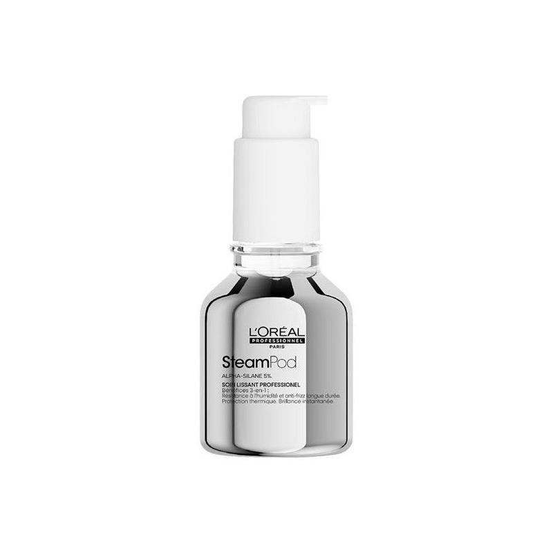 Soin Lissant Professionnel pour Steampod L'Oréal Professionnel - Soin thermo-protecteur enrichi en Alpha-silane -50ml