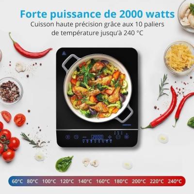 Plaque induction posable compacte - MEDION MD 17595