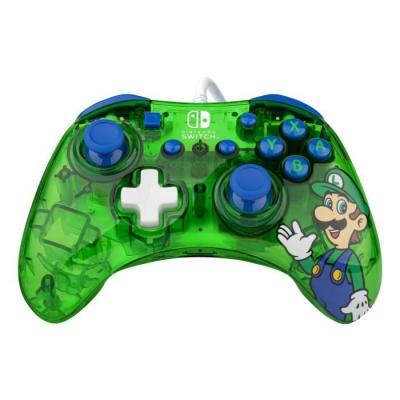 Manette de jeu Rock Candy Super Mario LUIGI - Ergonomique et vive