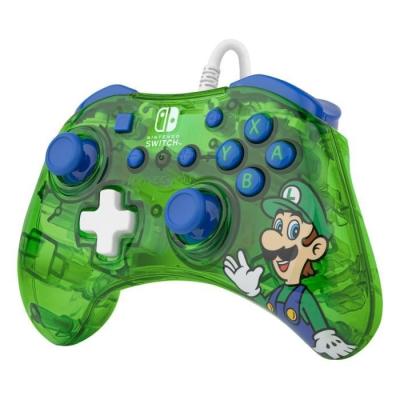 Manette de jeu Rock Candy Super Mario LUIGI - Ergonomique et vive