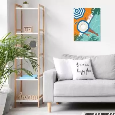 Peinture par numéros 24x30 cm Pool Time - Créez votre chef-d'œuvre!