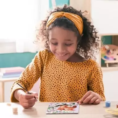 Kit de peinture par numéros Ravensburger - Écureuil au printemps Kit de peinture par numéros Ravensburger - Écureuil au printemps