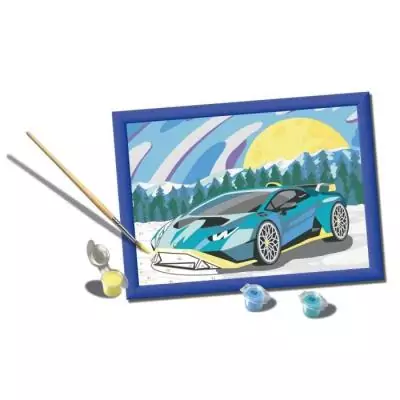 Kit de peinture par numéros Lamborghini pour enfants - Ravensburger Kit de peinture par numéros Lamborghini pour enfants - Ravensburger