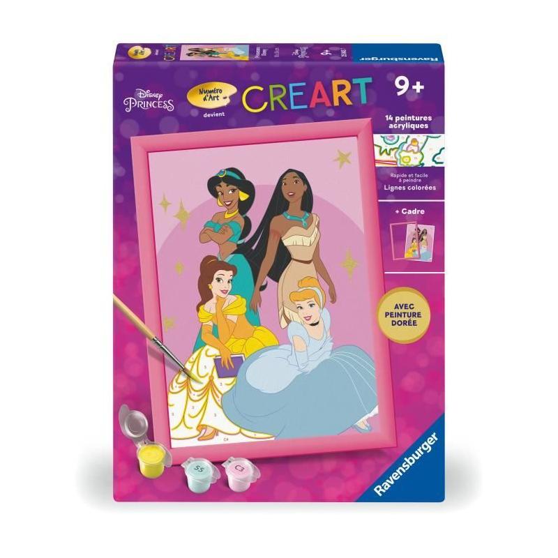 Kit de peinture Disney Princess 18x24cm pour enfants de 7 ans - Ravensburger