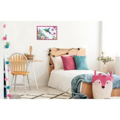 Kit de peinture par numéros Ravensburger pour enfants - Colibri et fleurs exotiques