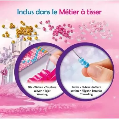 Métier à tisser Disney Princesses - Crée ta mode dès 5 ans