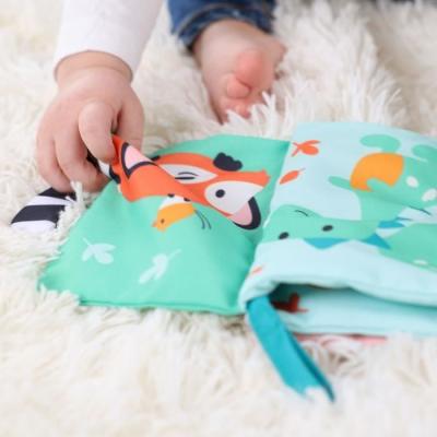 Livre sensoriel avec queues d'animaux pour éveil (0-3 ans)