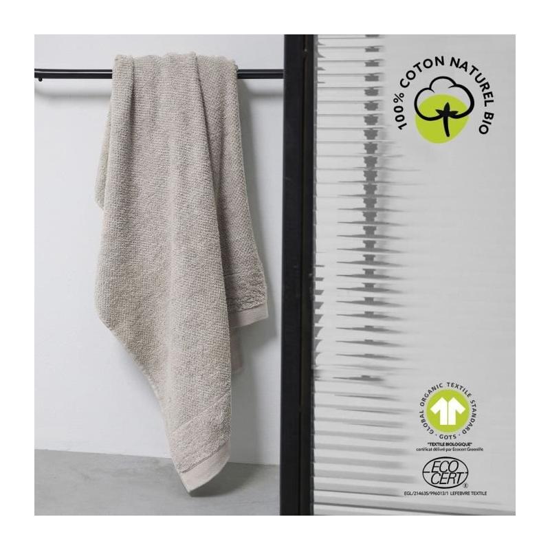 Serviette de bain bio TODAY - 50 x 90 cm - Couleur Dune